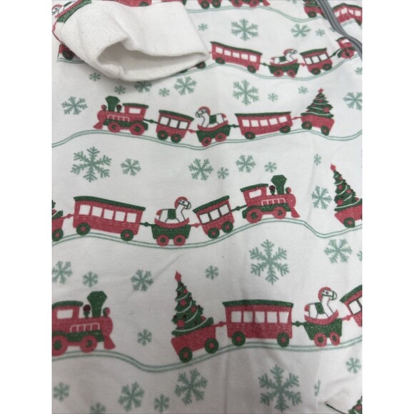 VELVET FAWN Boutique Full Zip Sleeper Halloween Christmas Theme 6-12 Month Train - Picture 2 of 7